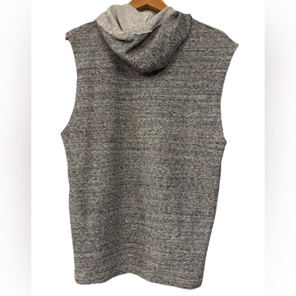 Under Armour Project Rock Men’s Sleeveless Terry Onyx Brahma Hoodie Size Medium - Picture 2 of 6